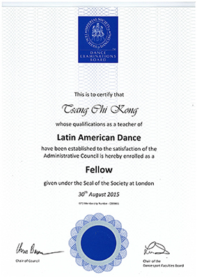 CK Dance Cert